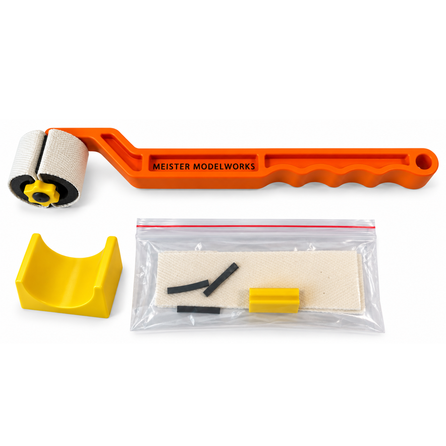 Meister Modelworks Cleaning Wand 5000 Starter Kit Orange & Black HO & N Scale