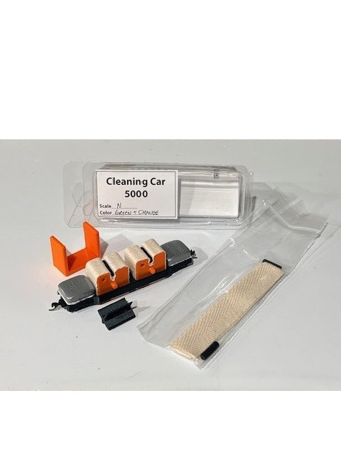 Cleaning Car 5000 | Green/Orange | N Scale