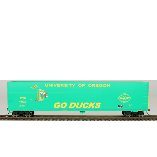 InterMountain (4521005) | FMC Welded Side Woodchip Gondola | University of Oregon Ducks #74002 | HO Scale