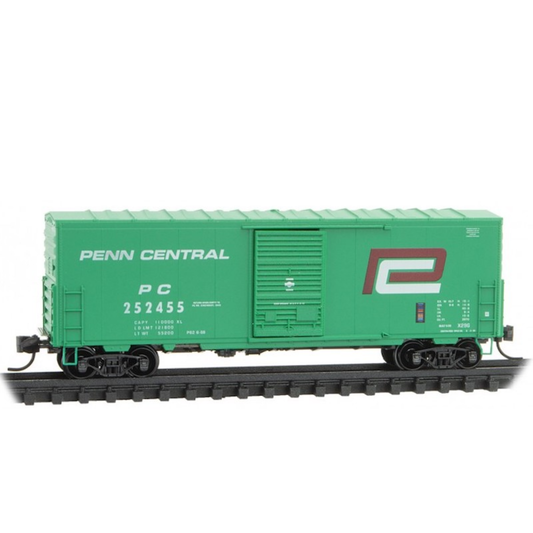 Micro-Trains (02400520) • 40' Single Door Boxcar • Penn Central #252455 • N Scale (Pre-Owned)
