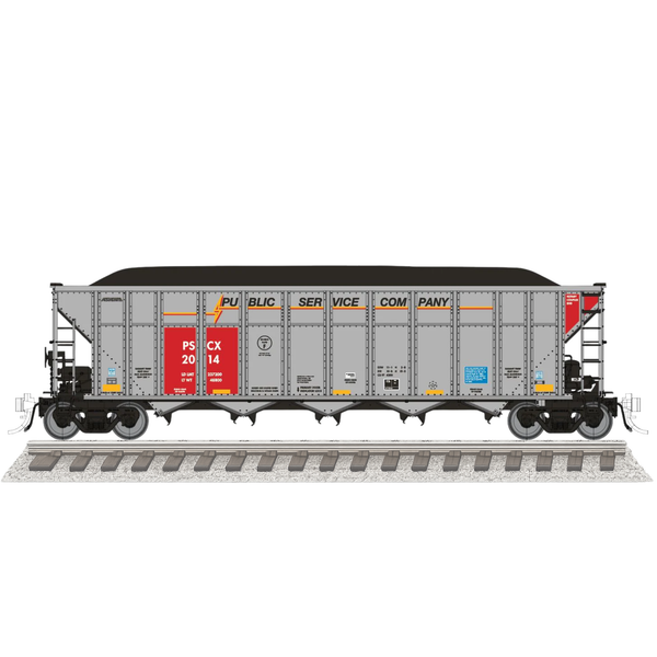 Rapido • Home Shops Collaboration (PSCX 2243) • Autoflood III Coal Hopper  • Public Service Company #2243 • HO Scale