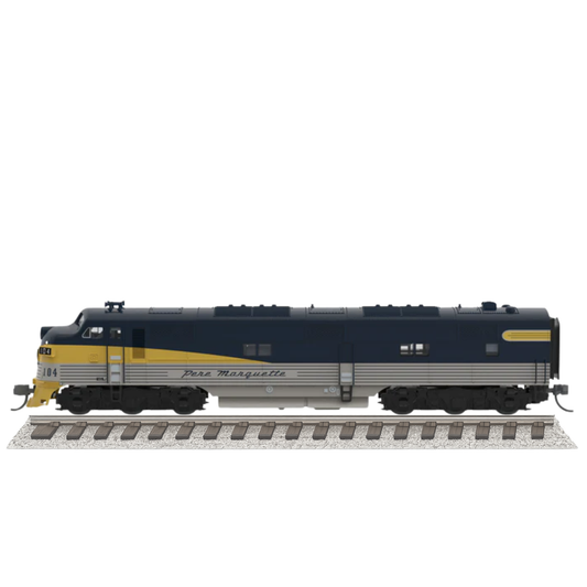 Broadway Limited Imports (10225) | EMD E7A | Pere Marquette #106 | Tri-Color Streamliner Scheme | Paragon4 Sound/DC/DCC | N Scale [PRE-ORDER]
