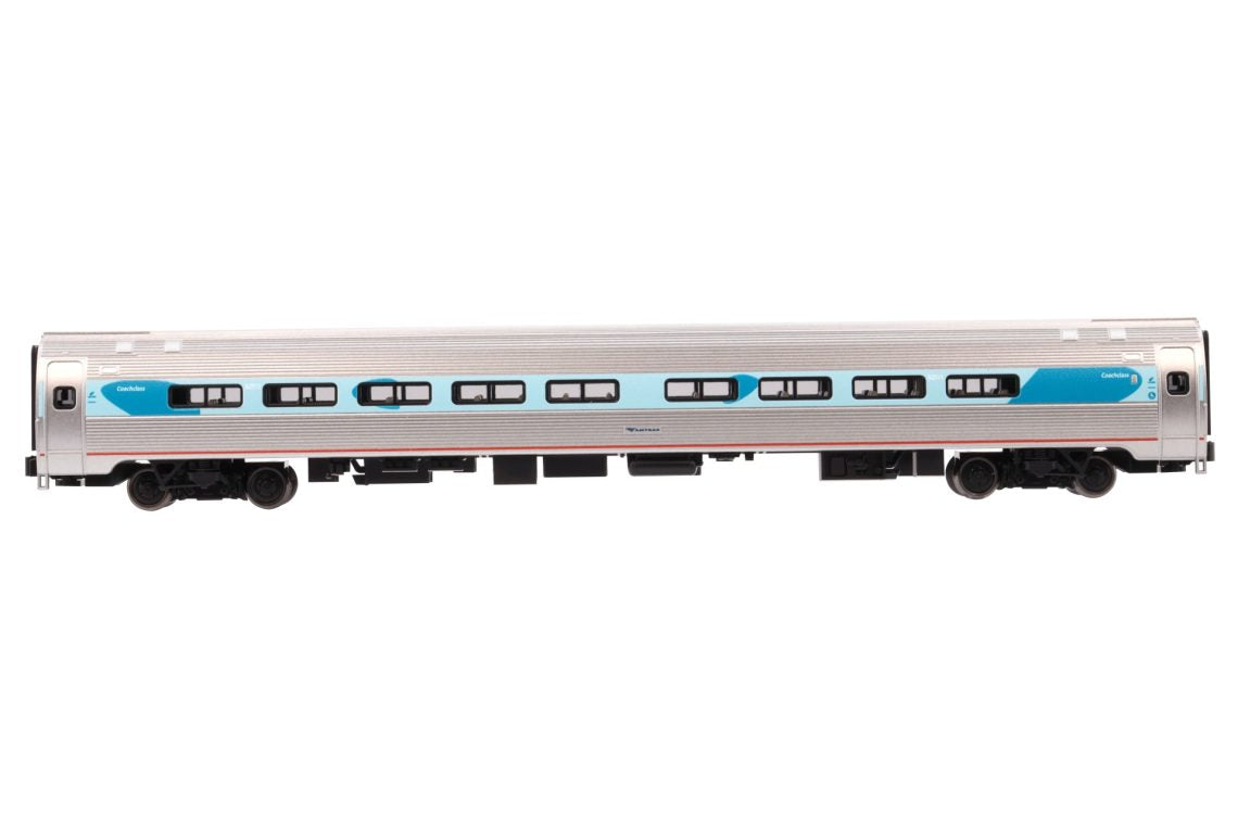 Kato Amfleet I Coach 7-Car Set Amtrak Phases I–VII Limited Edition Bookcase N Scale