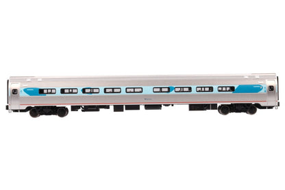 Kato Amfleet I Coach 7-Car Set Amtrak Phases I–VII Limited Edition Bookcase N Scale