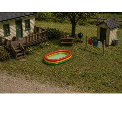 Big Dog Trains | Swimming Pool | Pkg of 2 | HO Scale
