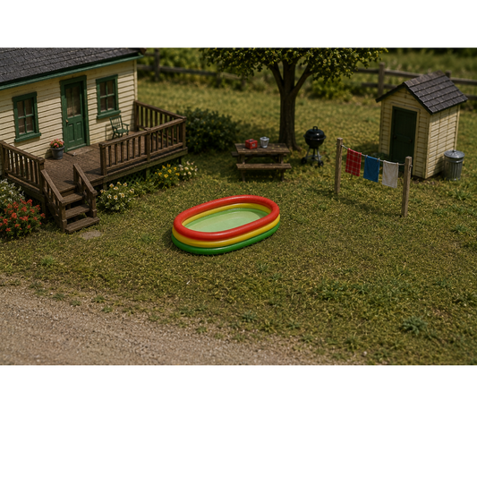 Big Dog Trains | Swimming Pool | Pkg of 2 | HO Scale
