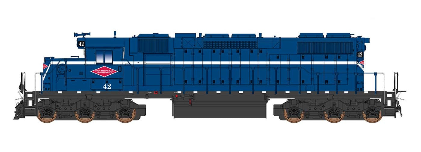 InterMountain SD38-2 - Progressive Rail #42 - ESU LokSound - DCC - HO Scale