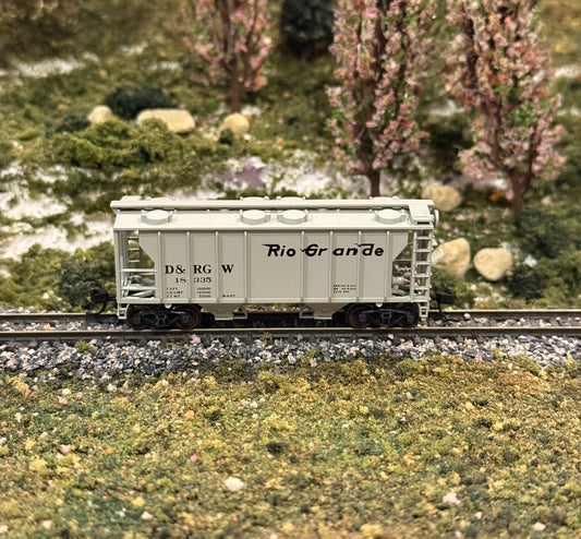 Atlas Trainman PS-2 Hopper | Rio Grande #18335 | N Scale | Pre-Owned