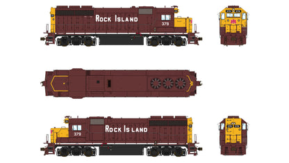 Class One Model Works (LM00361) | EMD GP40 1A3 | Rock Island #379 | DCC/Sound w/ Tru-Fans(TM) | HO Scale [PRE-ORDER]