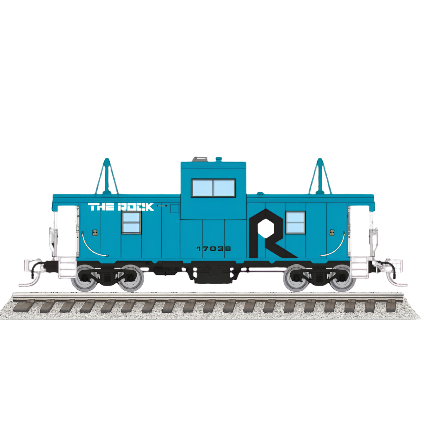 Rapido (510080) | Wide Vision Caboose w/ Lights | Rock Island #17038 | N Scale [PRE-ORDER]