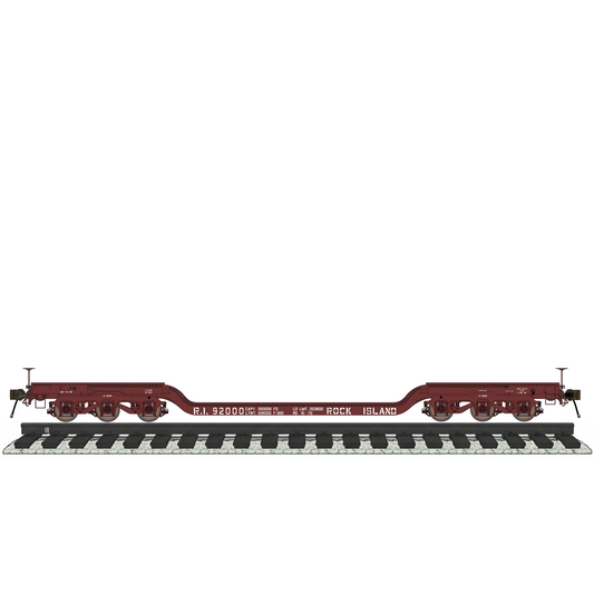 Class One Model Works (FC00238) | GSC Heavy Duty Flatcar | Rock Island #92000 | HO Scale