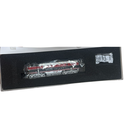 Pre-Owned Broadway Limited Imports 7753 EMD F7 A-B Diesel Locomotive Chicago Rock Island & Pacific (CRIP) #103/105B Paragon4 Sound N Scale
