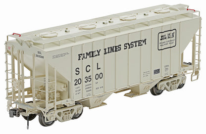 Class One Model Works FC01022 PS 3000CD Two-Bay Hopper Family Lines Seaboard Coast Line #203500 HO Scale