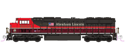 Kato EMD SD70M with Flat Radiators | Union Pacific #1616 | Abraham Lincoln | Standard DC | N Scale