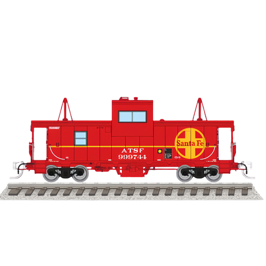 Rapido (510082) | Wide Vision Caboose w/ Lights | Santa Fe #999744 | N Scale [PRE-ORDER]