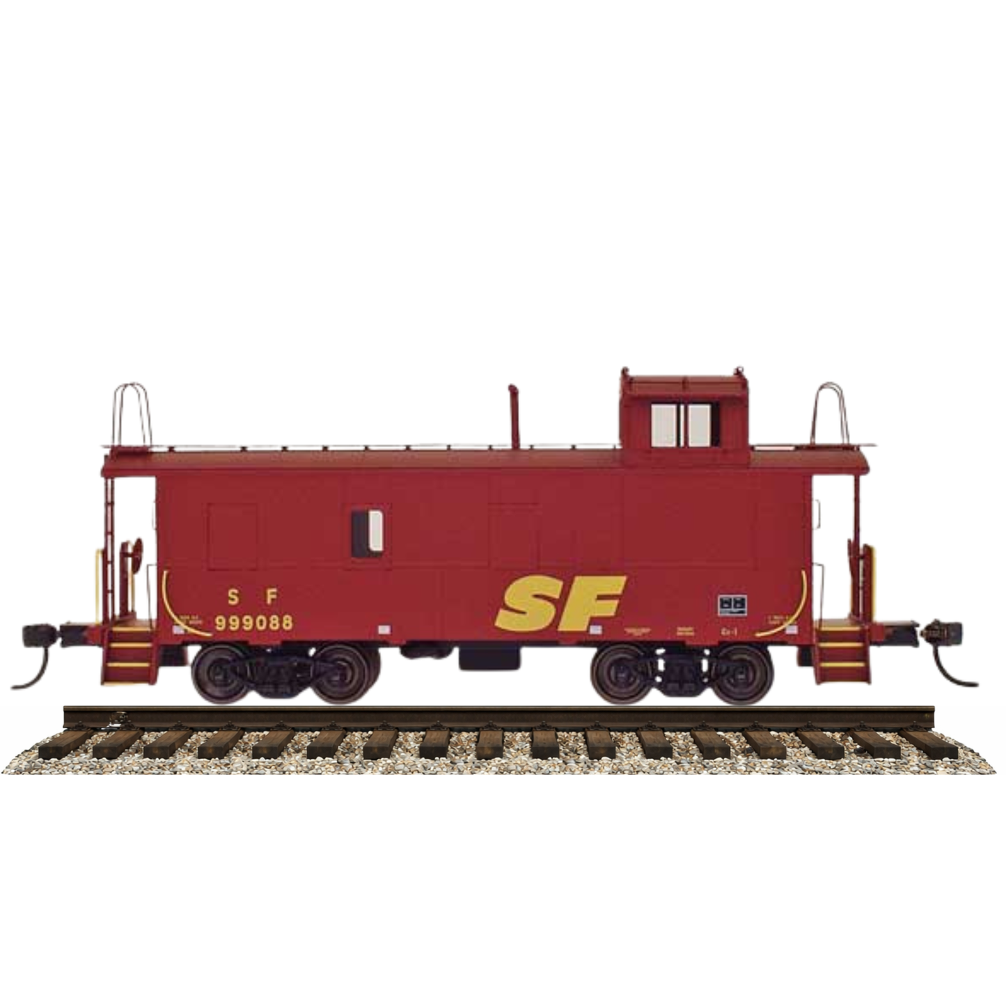 Centralia Car Shops (CCS1089) | CE-1 Caboose | ATSF #999088 | SPSF Merger | HO Scale