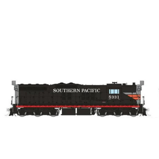 Rapido (50613) EMD SD7 High Nose | Southern Pacific #5331 | Black Widow | DC/DCC/Sound | HO Scale