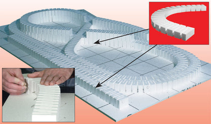Woodland Scenics (1408) | Risers | SubTerrain System | 2" x 2' | Pkg of 4