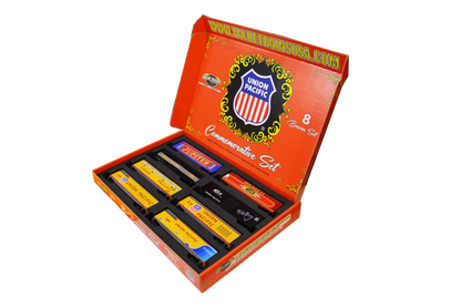 Value Trains Kadee Equipped ACF 50' 6" Boxcar Commemorative Edition Set - Union Pacific - 8 Car Set - HO Scale