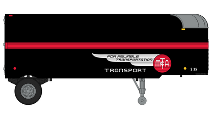Class One Model Works (TR00101) Fruehauf 26' Trailer - MTA Transport HO Scale
