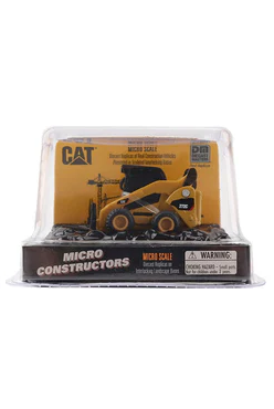 Diecast Masters CAT 272C Skid Steer with Pallet Forks | Micro Constructor Series