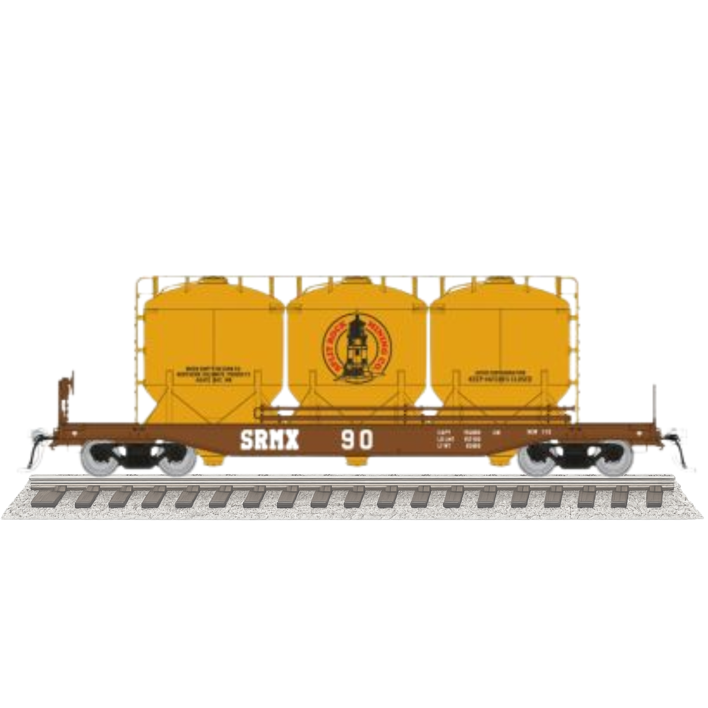 Rapido Halliburton Cement Car Splitrock Mining Co. Four Pack HO Scale