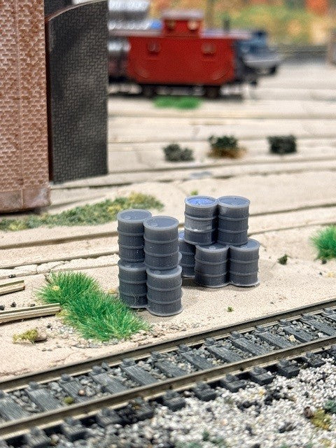 Sierra Valley HO Scale Details | Stacked Barrels | HO Scale