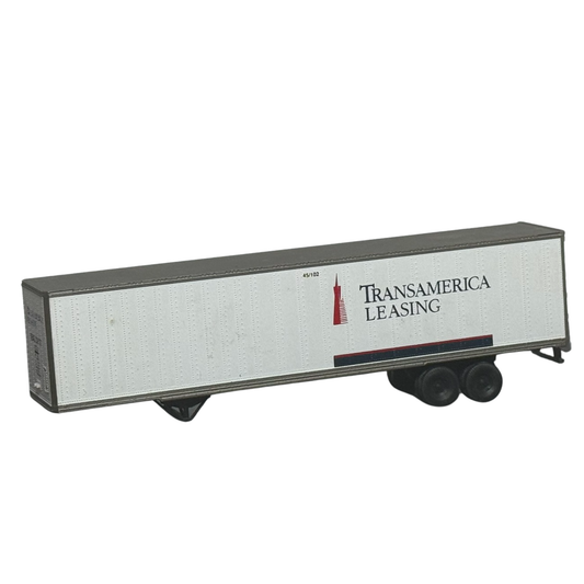 Unknown Brand TransAmerica Leasing Trailer w/Attached Dolly HO Scale (Pre-Owned)