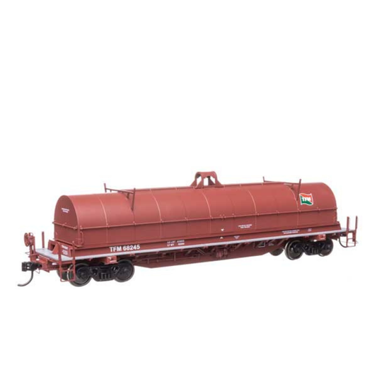 WalthersProto (910-105713) | 52' NSC Type II Coil Car | Transportacion Ferroviaria Mexicana #68002 | HO Scale