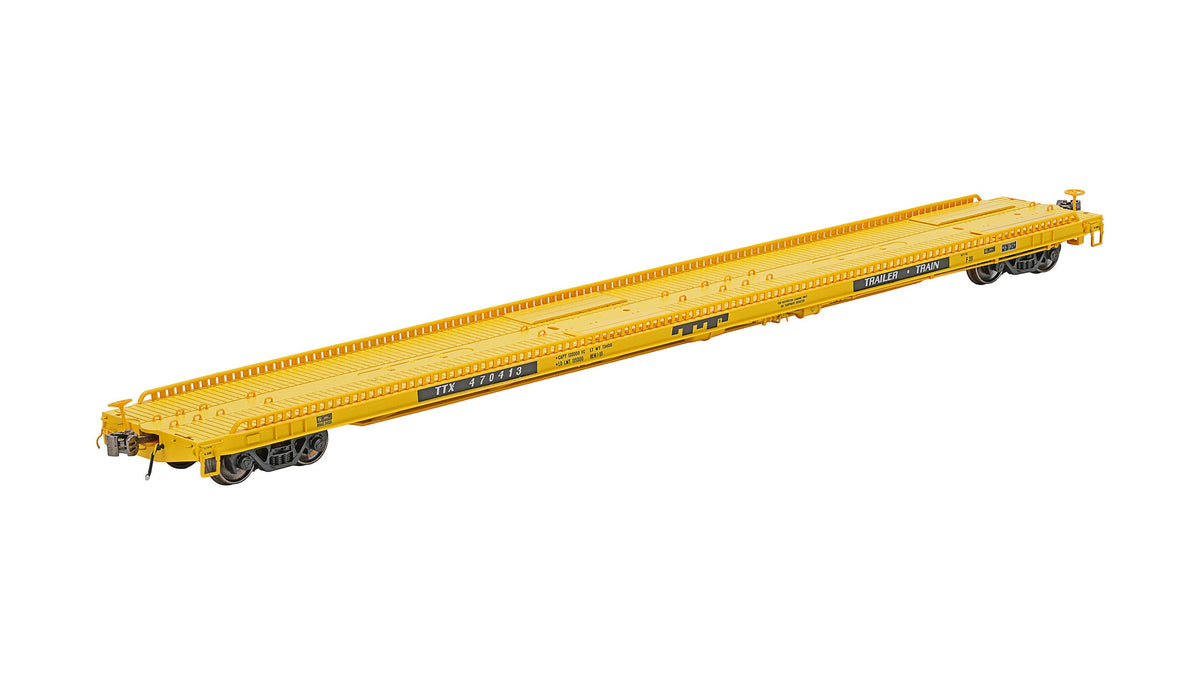 Class One Model Works (FC00825) F39 Flatcar 75' - Trailer Train - TTX TTX 470413 HO Scale