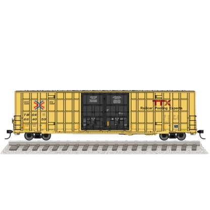 WalthersMainline (910-3135) • 60' High Cube Plate F Horizontal Post Boxcar • TTX TBOX #664059 • HO Scale (Pre-Order)