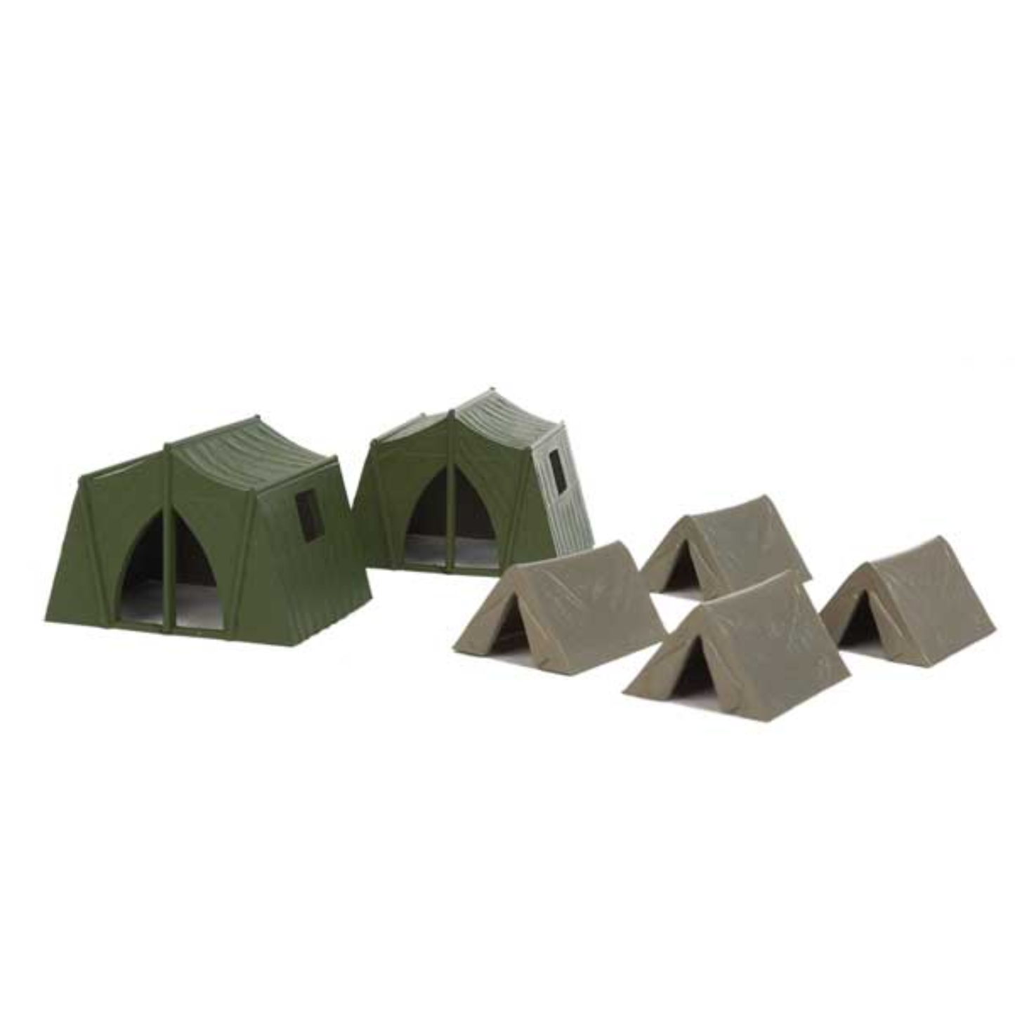 Walthers SceneMaster 949-4165 • Camping Tents • Pkg of 6 • HO Scale