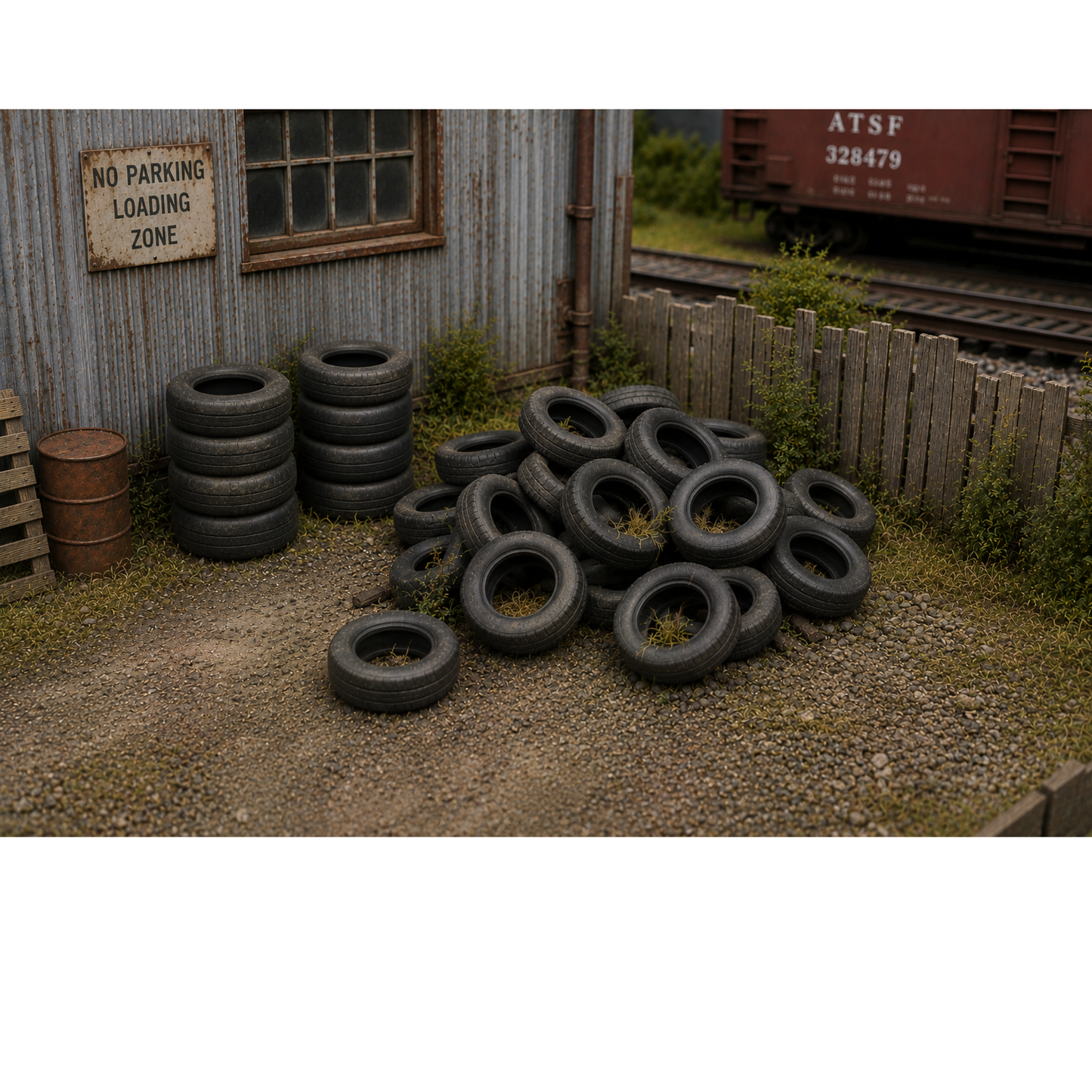 Big Dog Trains | Tires | Pkg of 25 | HO Scale