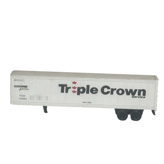 Pre-Owned Trailer • Norfolk Southern Triple Crown • HO Scale