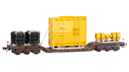 Class One Model Works (ZZ03010) | Terek Truck Bed w/ Tires (Painted) Load | HO Scale