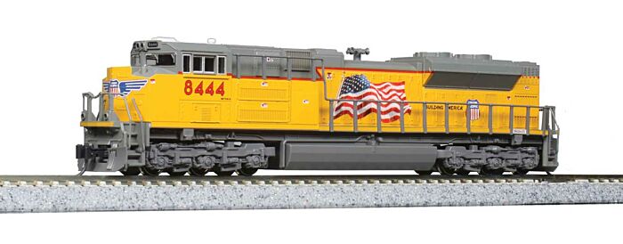 Kato, EMD SD70ACe, Union Pacific #8497, Building America Logo, US Flag, Non-Sound, DCC, N Scale