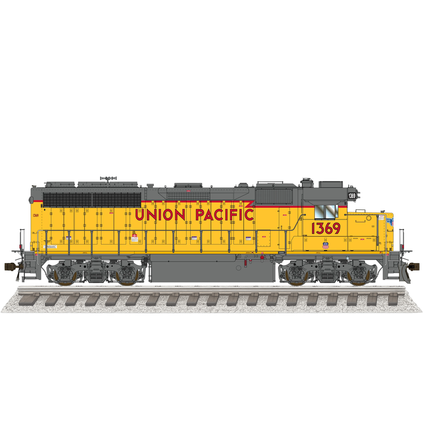 Class One Model Works (LM00456) | EMD GP40N 1A3 | Union Pacific #1369 | DCC/Sound w/ Tru-Fans(TM) | HO Scale [PRE-ORDER]