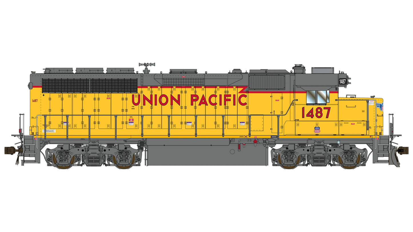 Class One Model Works (LM00458) | EMD GP40N 1A3 | Union Pacific #1487 | DCC/Sound w/ Tru-Fans(TM) | HO Scale [PRE-ORDER]