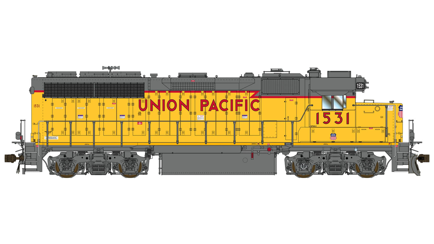 Class One Model Works (LM00460) | EMD GP40-2 1A3 | Union Pacific #1531 | DCC/Sound w/ Tru-Fans(TM) | HO Scale [PRE-ORDER]
