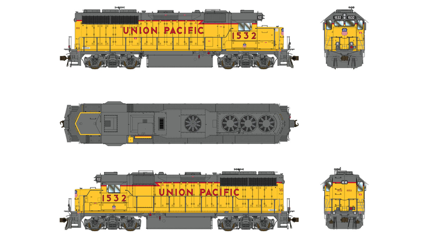 Class One Model Works (LM00461) | EMD GP40-2 1A3 | Union Pacific #1532 | DCC/Sound w/ Tru-Fans(TM) | HO Scale [PRE-ORDER]