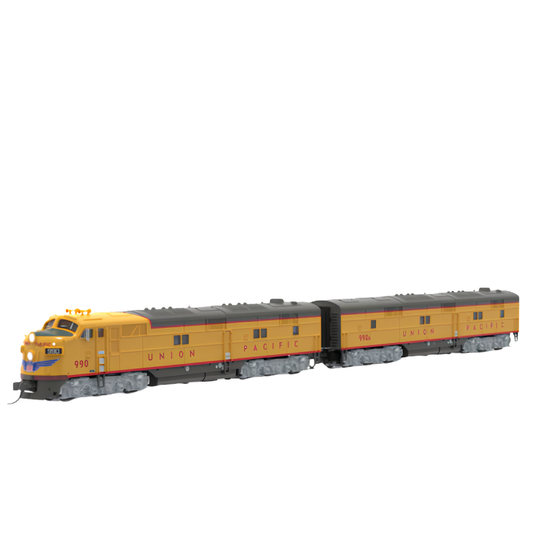 Broadway Limited Imports (10236) | EMD E7 A/B Set | UP #990 / 990B | 1960s Appearance | Paragon4 Sound/DC/DCC (A Unit Only, B Unit Unpowered) | N Scale [PRE-ORDER]