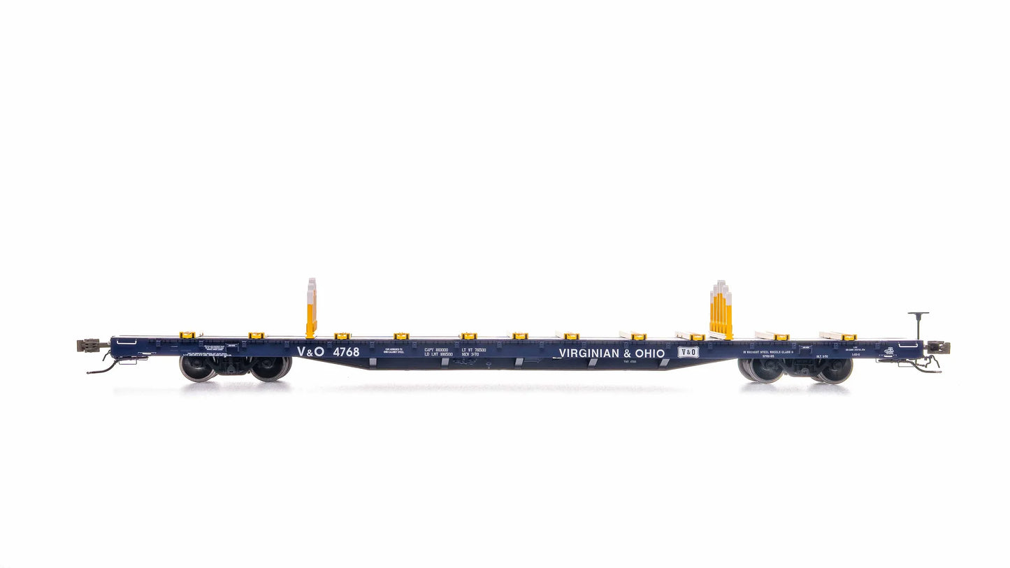 Home Shops ScaleTrains BSC Finger Rack Flatcar (V&O 4795) | Virginian & Ohio #4795 | HO Scale