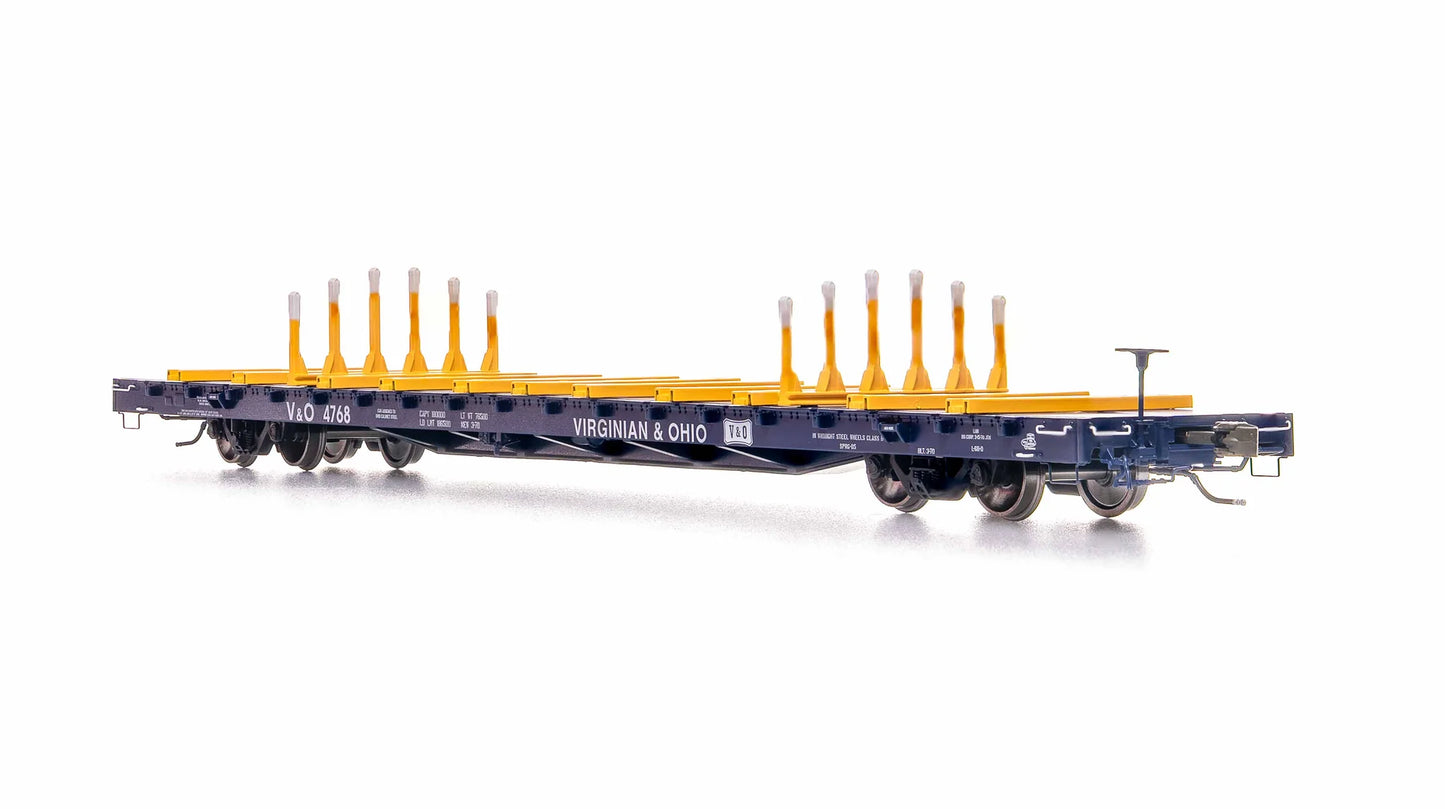Home Shops ScaleTrains BSC Finger Rack Flatcar (V&O 4795) | Virginian & Ohio #4795 | HO Scale