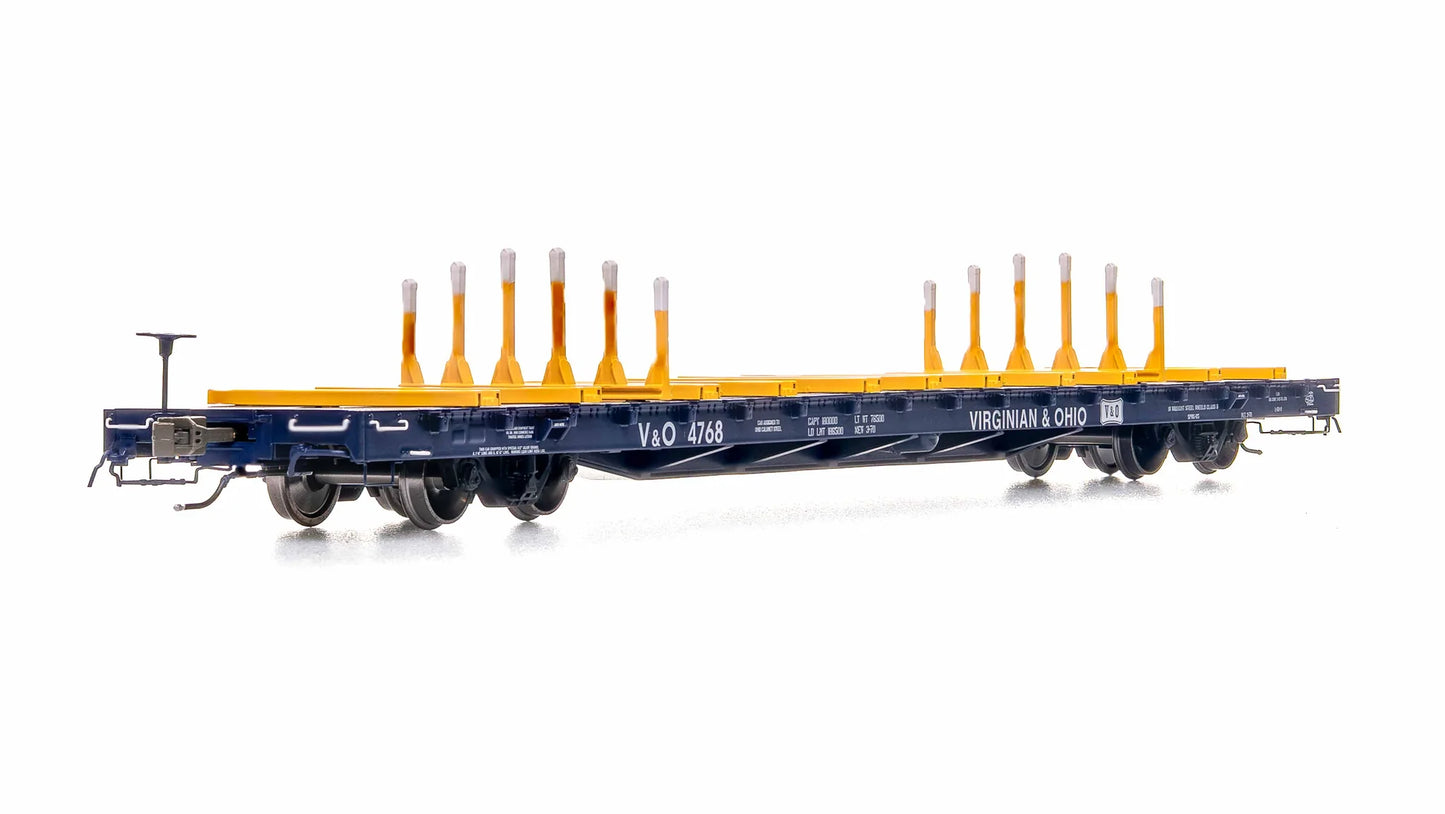 Home Shops ScaleTrains BSC Finger Rack Flatcar (V&O 4795) | Virginian & Ohio #4795 | HO Scale