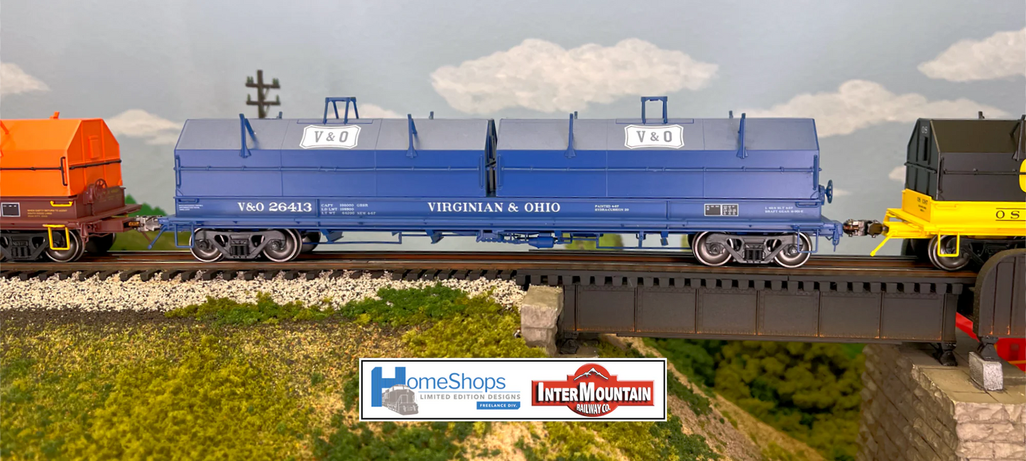 Home Shops InterMountain Coil Car, Evans Steel Coil Car, Virginian & Ohio (V&O) #26476 HO Scale