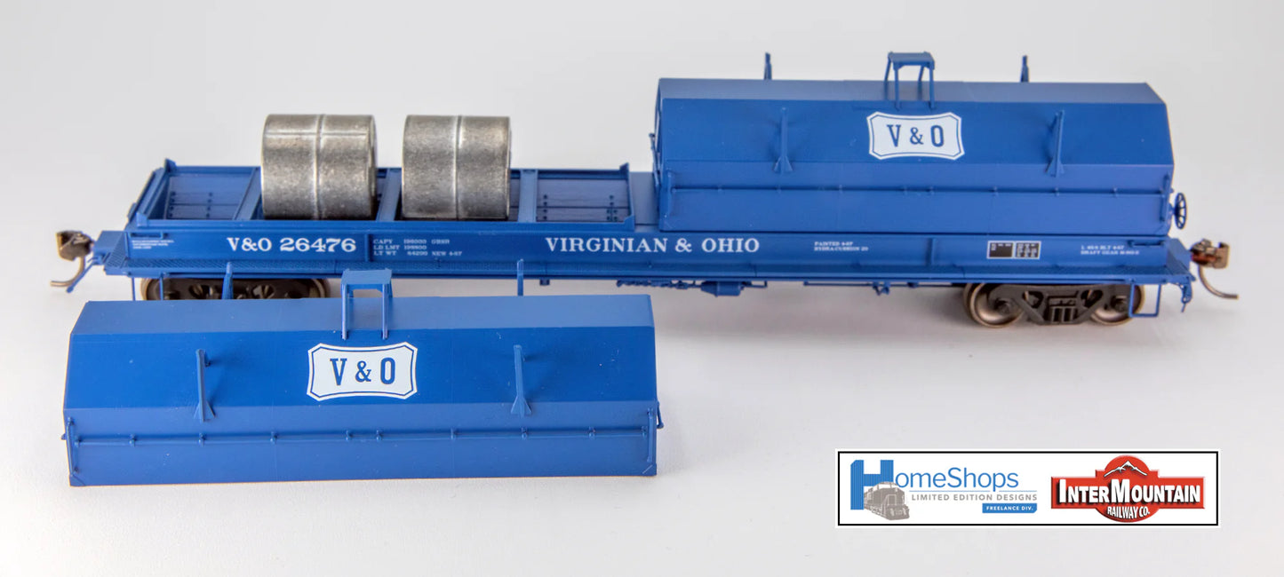 Home Shops InterMountain Coil Car, Evans Steel Coil Car, Virginian & Ohio (V&O) #26476 HO Scale