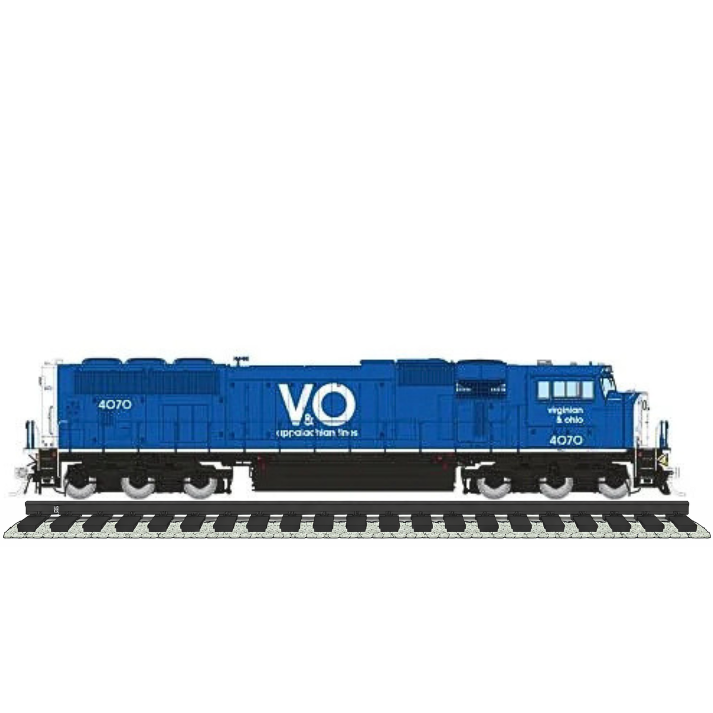 Rapido (1048038) | SD70MAC | Virginian & Ohio #4086 | Home Shops Collaboration | DC/Silent | HO Scale [PRE-ORDER]