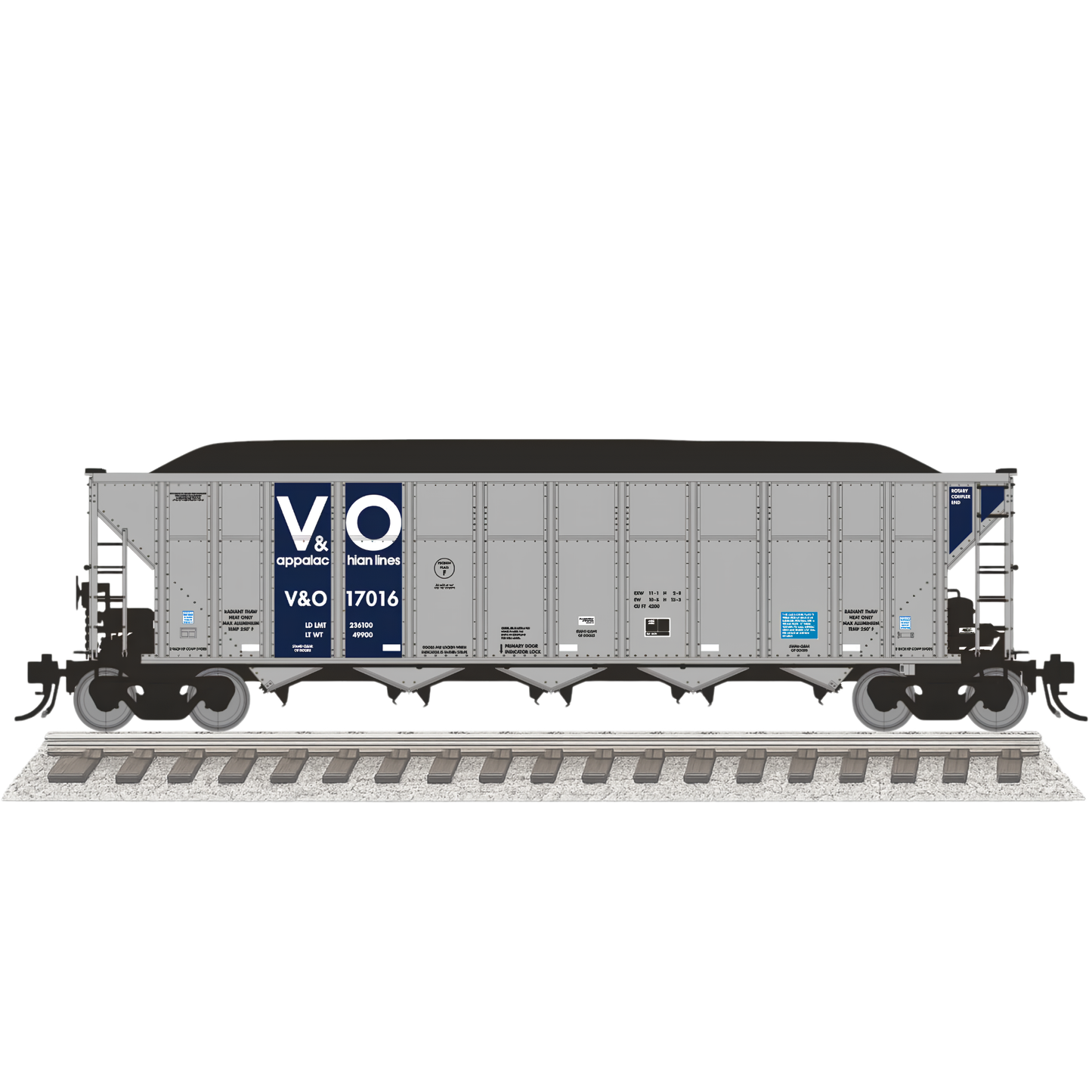 Rapido • Home Shops Collaboration (V&O 17085) • Autoflood III Coal Hopper  • Virginian & Ohio #17085 • HO Scale
