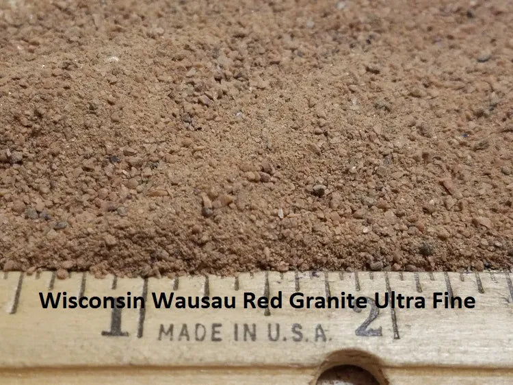 Superior Scenics Wisconsin Wausau Red Granite - Ultra Fine - 10 oz