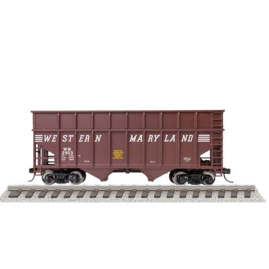 WalthersMainline (910-6822) | 36' Wood Chip Hopper | Western Maryland #2909 | HO Scale [PRE-ORDER]